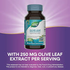 Buy now Nature's Way Olive Leaf, Premium Extract, Supports Heart Health*, 20% Oleuropein, 250 mg per serving, Non-GMO Project Verified, 60 Vegan Capsules (Packaging May Vary) at indiglob india