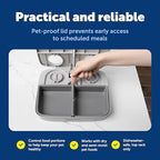 Buy now PetSafe Analog 2 Meal Programmable Pet Feeder, Automatic Dog and Cat Feeder - Dry or Semi-Moist Pet Food Dispenser, Slow Feed Portion Control (3 Cup/16 Ounce Total Capacity), Tamper-Resistant Design at indiglob india