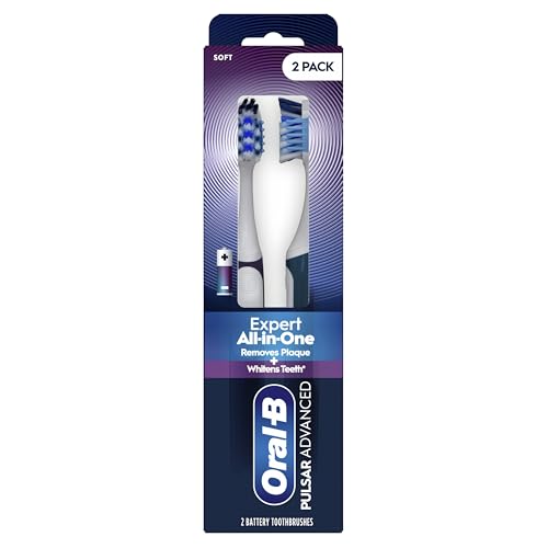 Buy now Oral-B Pulsar Advanced All-in-One Soft Toothbrush, 2 Count at indiglob india
