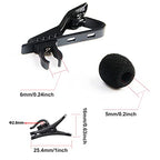 Buy now AUGSUN 18Pcs Lapel Microphone Clips Replacement Kit, 6Pcs Lavalier Mic Clips Metal Tie Clips Lavalier Microphone Clips, 6Pcs Windscreen Foam Cover and 6Pcs Plastic Wire Clips at indiglob india