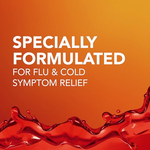 Buy now Vicks DayQuil & NyQuil Intense Flu Liquid, Value Pack, Over-The-Counter, Multi-Symptom, Powerful Relief for Body Aches, Fever, Headache, Sore Throat, and Cough, 6 Hour Relief, Cherry Flavor, 12 FL OZ at indiglob india