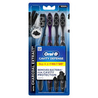Buy now Oral B Cavity Defense 123 Black Toothbrush â€¹Â¨Â« Medium (Pack of 4) at indiglob india