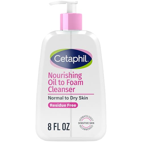 Buy now Cetaphil Nourishing Oil to Foam Facial Cleanser for Normal to Dry Skin, up to 24 Hour Hydration, 8 fl oz at indiglob india