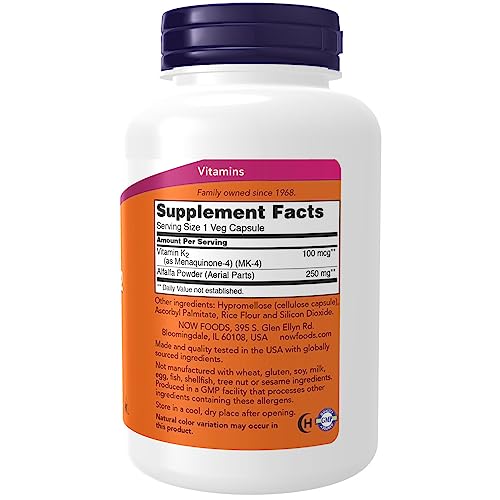 Buy now NOW Foods Vitamin K-2, 250 Vegetable Capsule at indiglob india