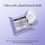 Buy now Neutrogena Makeup Remover Night Calming Cleansing Towelettes, Disposable Nighttime Face Wipes to Remove Dirt, Oil & Makeup, 25 ct at indiglob india
