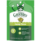 Buy now Greenies Feline Veterinarian-Recommended Adult Natural Dental Cat Treats, Catnip Flavor, 21 oz. Tub at indiglob india