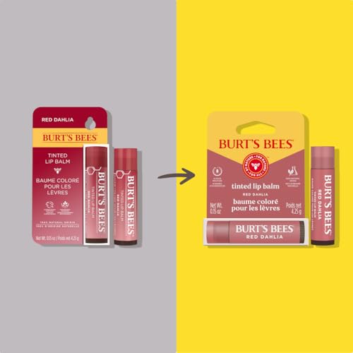 Buy now Burt's Bees Tinted Lip Balm Red Dahlia Blister 0.15oz at indiglob india