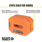 Buy now Klein Tools 62811 Reusable Ice Packs for Cooler Bags and Lunch Boxes, Interlocking Design, Heavy Duty for Daily Use, Quick Freeze, 2-Pack at indiglob india