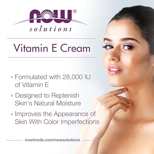 Buy now NOW Foods Solutions, Vitamin E Cream 28,000 IU, Intense Moisture, Concentrated Vitamin E, 4-Ounce at indiglob india