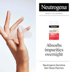 Buy now Neutrogena Nose Acne Patches for Sensitive Skin, Hydrocolloid Acne patches for Overnight Wear, Reduces the Look of Blemishes in 6-8 Hours, Gentle Non-Medicated Patches, 10 ct at indiglob india