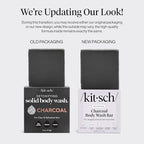 Buy now Kitsch Charcoal Soap Body Wash Bar â€“ Detoxifying Bar Soap with Activated Charcoal â€“ Gently Removes Excess Oil & Impurities, Clears Pores, Firms & Moisturizes Skin â€“ Made in USA - 4 oz at indiglob india