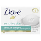 Buy now Dove Bar Soap for Sensitive Skin 3.17 oz (Pack of 2)(Packaging May Vary) at indiglob india