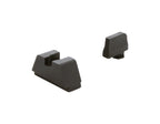 AMERIGLO Optic Compatible Sight Set for Glock - XL Tall Black Serrated .315" Front, Flat Black .394" Rear
