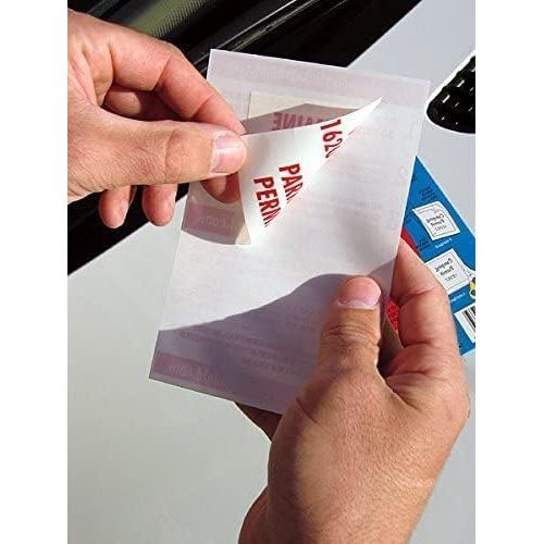 Buy now STICKER SHIELD - Windshield Sticker Applicator for Easy Application, Removal and Re-Application from Car to Car - 4 inch x 6 inch Sheets (2 Packs (4 Sheets Total)) at indiglob india