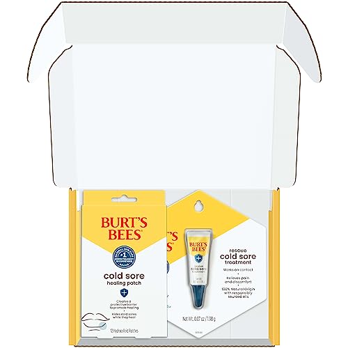 Buy now Burt's Bees Cold Sore Treatment Bundle with Burtâ€™s Bees Healing Patches and Burtâ€™s Bees Cold Sore Treatment with Rhubarb and Sage, Protects, Heals and Relieves Symptoms at indiglob india