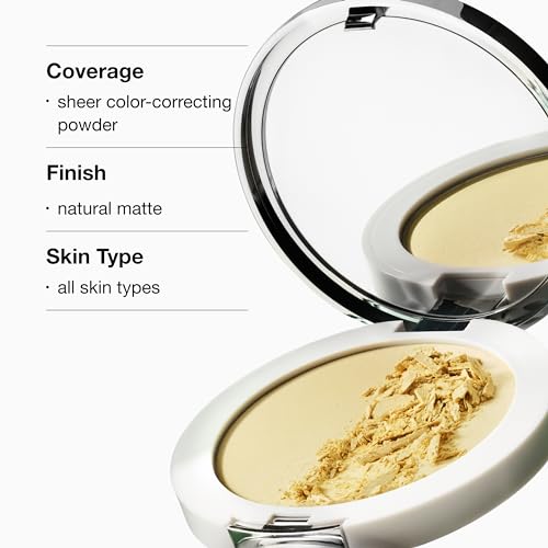 Buy now Clinique Redness Solutions Instant Relief Mineral Finishing Pressed Powder Face Makeup | Redness Correcting + Appropriate for Skin with Rosacea, Transparent, 1 Ounce at indiglob india