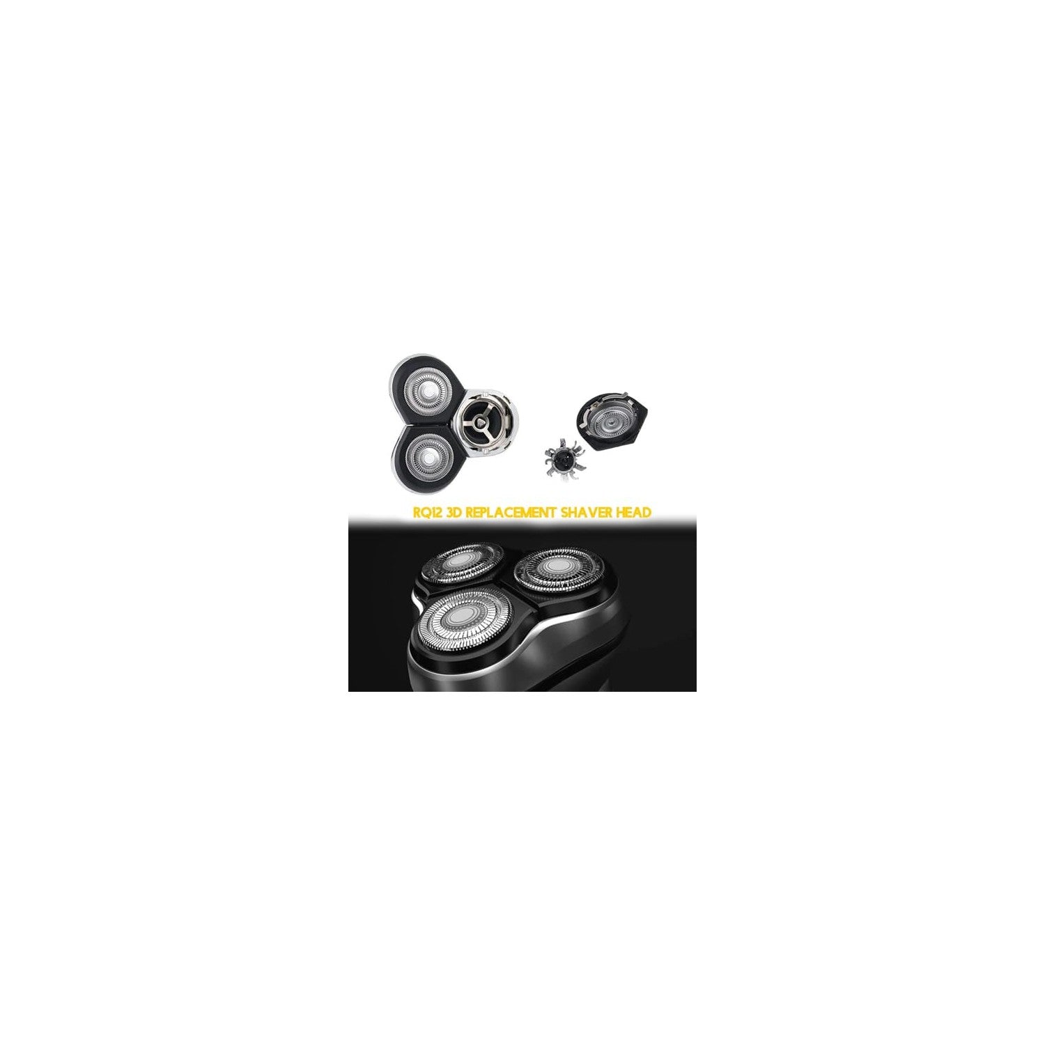 Buy now RQ12 Replacement Shaver Head Compatible with Philipss Norelcos RQ11 RQ10 Sensotouch 3D 1260X RQ1250 RQ1295 RQ1180 Arcitec Razor Shaving Unit Triple 3D at indiglob india
