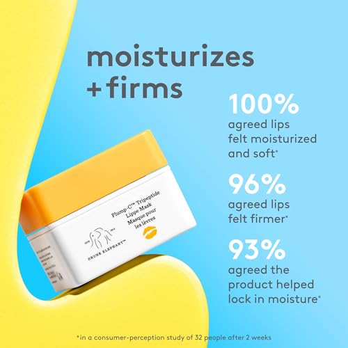 Buy now Drunk Elephant Plump-C Tripeptide Lippe Mask- 20 g/ 0.7oz - Clean Clinical Skincare - Cruelty-Free- Free of Essential Oils, Silicones, and Fragrance at indiglob india