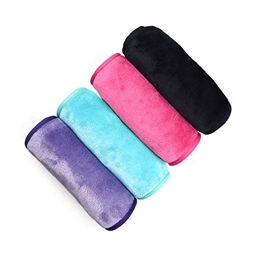 Buy now UWEME Makeup Remover Cloths 4 Count: Microfiber Reusable Fast Drying Washcloth, Face Towels for Women at indiglob india