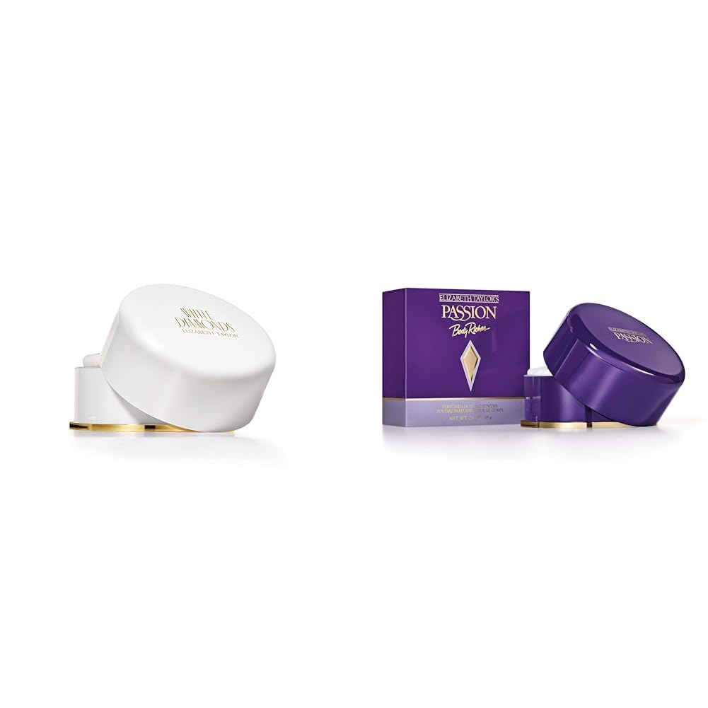 Buy now Body Powder for Women by Elizabeth Taylor, White Diamonds, Fragrance with Body Puff, 2.6 Oz Body Powder Body Powder + Body Powder, Passion at indiglob india