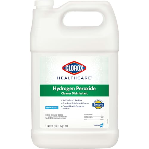 Buy now Clorox Healthcare Hydrogen Peroxide Cleaner Disinfectant Refill, Bleach Free, 128 Fluid Ounces (Package May Vary) at indiglob india