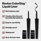 Buy now Revlon Liquid Eyeliner, ColorStay Eye Makeup, Waterproof, Smudgeproof, Longwearing with Ultra-Fine Tip, 251 Blackest Black, 0.08 Fl Oz (Pack of 1) at indiglob india