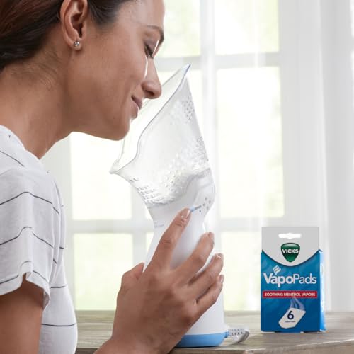 Buy now Vicks VapoPadsâ€“ Soothing Menthol Vapor Pads for Vicks Humidifiers, Vaporizers, Waterless Vaporizers, and Plug-Ins, VSP-19, 6 Count (Pack of 1) at indiglob india