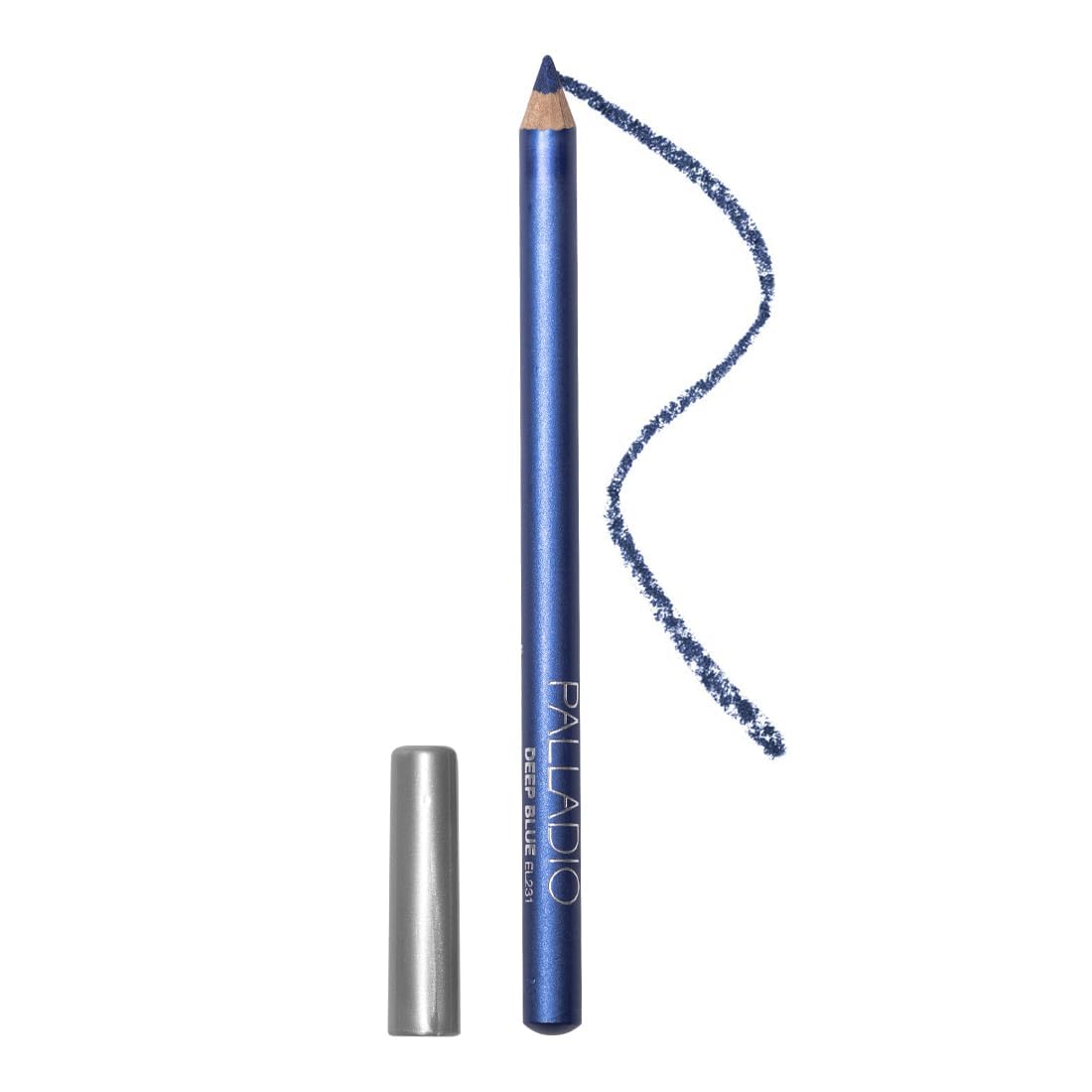 Buy now Palladio Wooden Eyeliner Pencil, Thin Pencil Shape, Easy Application, Firm yet Smooth Formula, Perfectly Outlined Eyes, Contour and Line, Long Lasting, Rich Pigment, Black Deep Blue at indiglob india