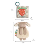 Buy now Itzy Ritzy Bunny Lovey & Crinkle Book Gift Set - Learn & Snuggle Gift Set Includes Soft Sherpa Bunny Lovey & Soft Book with Flap, Textures & Crinkle Sounds (Bunny) at indiglob india