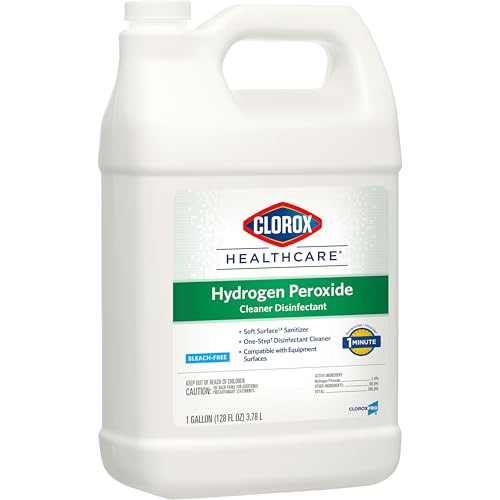 Buy now Clorox Healthcare Hydrogen Peroxide Cleaner Disinfectant Refill, Bleach Free, 128 Fluid Ounces (Package May Vary) at indiglob india