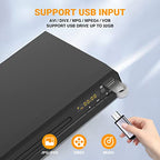 Buy now DVD Player, HDMI Region Free DVD Players for Smart TV, 1080P Upscaling, USB Input, HDMI/RCA Output Cable Included, Breakpoint Memory, Built-in PAL/NTSC, CD Players for Home at indiglob india