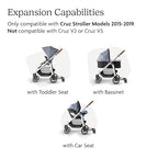 Buy now UPPAbaby Piggyback Ride-Along Board for Cruz Stroller Models 2015-2019 - Quick Attachment for Children to Stand + Stroll - 55 lbs. Weight Capacity,Black/Brown at indiglob india