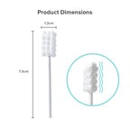 Baby Tongue Cleaner, 60pcs, Disposable Infant Toothbrush, Hygiene Oral Care Oral Wipes for Baby and Infant