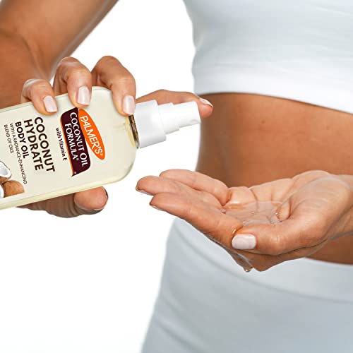 Buy now Palmer's Coconut Oil Body Oil + Body Lotion, Value Skin Care Bundle for Dry Skin, Provides 48 Hour Moisture to Dry, Rough Skin, Includes 1 Moisturizing Lotion (13.5 fl oz) and 1 Skin Oil (5.1 fl oz) at indiglob india