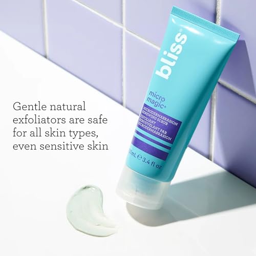 Buy now Bliss Micro Magic Skin-renewing Microdermabrasion Scrub | Smoothing Volcanic Pumice & Purifying Kaolin Clay | Refreshed Glow Straight-from-the-Spa | Tightens Pores & Brightens Skin | 3.4 fl oz at indiglob india