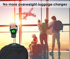 Buy now Digital Hanging Luggage Scale with Comfortable Handle and Large Hook, 110lb/50kg, Backlit Portable Scale for Travel Fishing with Tare/Hold Function, AAA Batteries Included, Grey at indiglob india