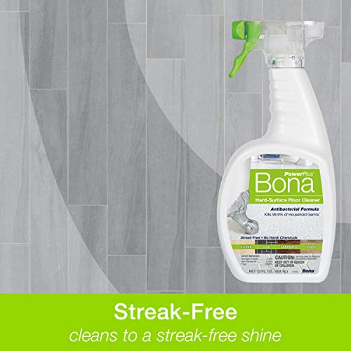 Buy now Bona PowerPlus Multi-Surface Floor Deep Cleaner Spray - 32 fl oz - Refillable - Antibacterial Floor Cleaning Solution for Stone, Tile, Laminate, and Vinyl Floors at indiglob india