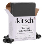 Buy now Kitsch Charcoal Soap Body Wash Bar â€“ Detoxifying Bar Soap with Activated Charcoal â€“ Gently Removes Excess Oil & Impurities, Clears Pores, Firms & Moisturizes Skin â€“ Made in USA - 4 oz at indiglob india