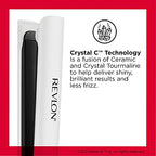 Buy now REVLON Crystal C + Ceramic Digital Hair Flat Iron | Long-Lasting Shine and Less Frizz, (1 in) at indiglob india