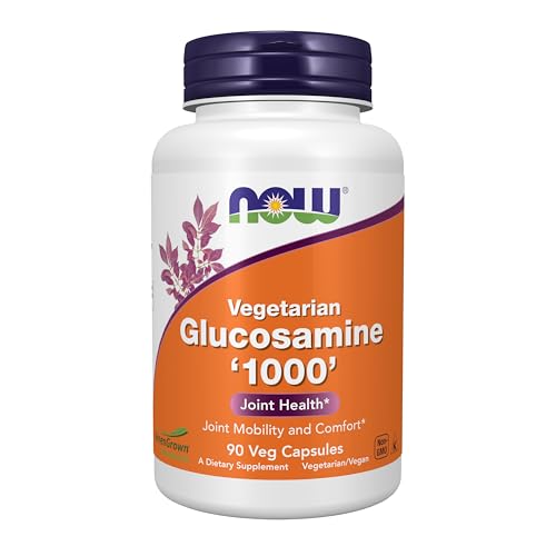 Buy now NOW Foods Supplements, Glucosamine '1000' (GreenGrownÂ® Glucosamine), Vegetarian, 90 Veg Capsules at indiglob india