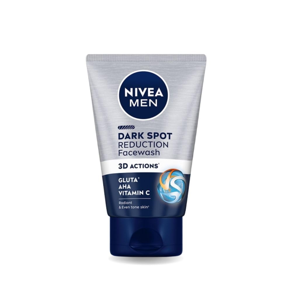 Nivea Men Dark Spot Reduction Face Wash (10x Whitening), 100 ML
