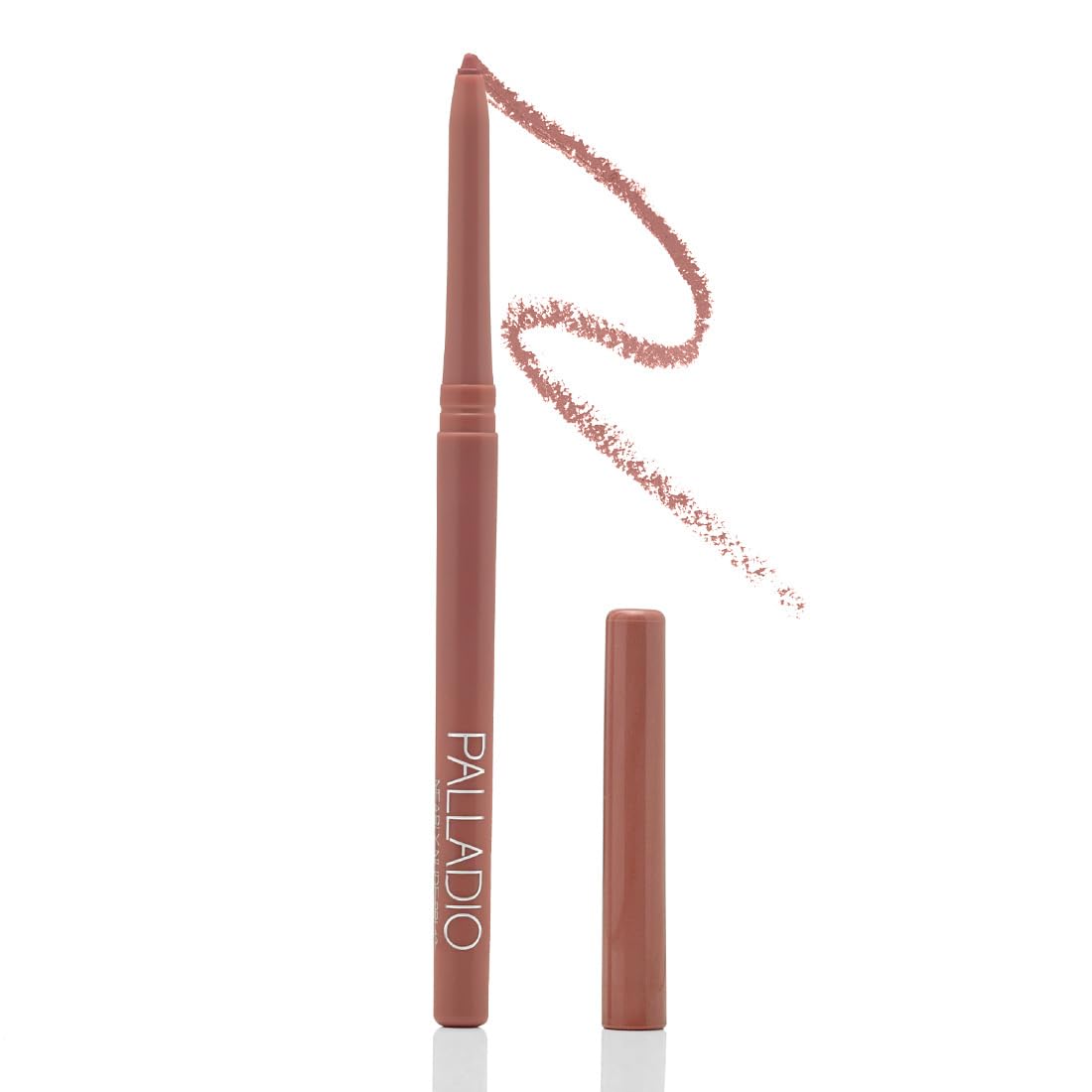 Buy now Palladio, Retractable Waterproof Lip Liner High Pigmented and Creamy Color Slim Twist Up Smudge Proof Formula with Long Lasting All Day Wear No Sharpener Required, Raspberry Nearly Nude at indiglob india