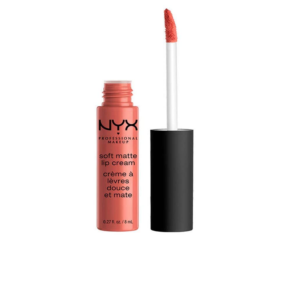 Buy now NYX PROFESSIONAL MAKEUP Soft Matte Lip Cream, Lightweight Liquid Lipstick - Milan (Dark Pink-Brown) Cannes 0.27 Fluid Ounce at indiglob india