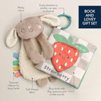 Buy now Itzy Ritzy Bunny Lovey & Crinkle Book Gift Set - Learn & Snuggle Gift Set Includes Soft Sherpa Bunny Lovey & Soft Book with Flap, Textures & Crinkle Sounds (Bunny) at indiglob india