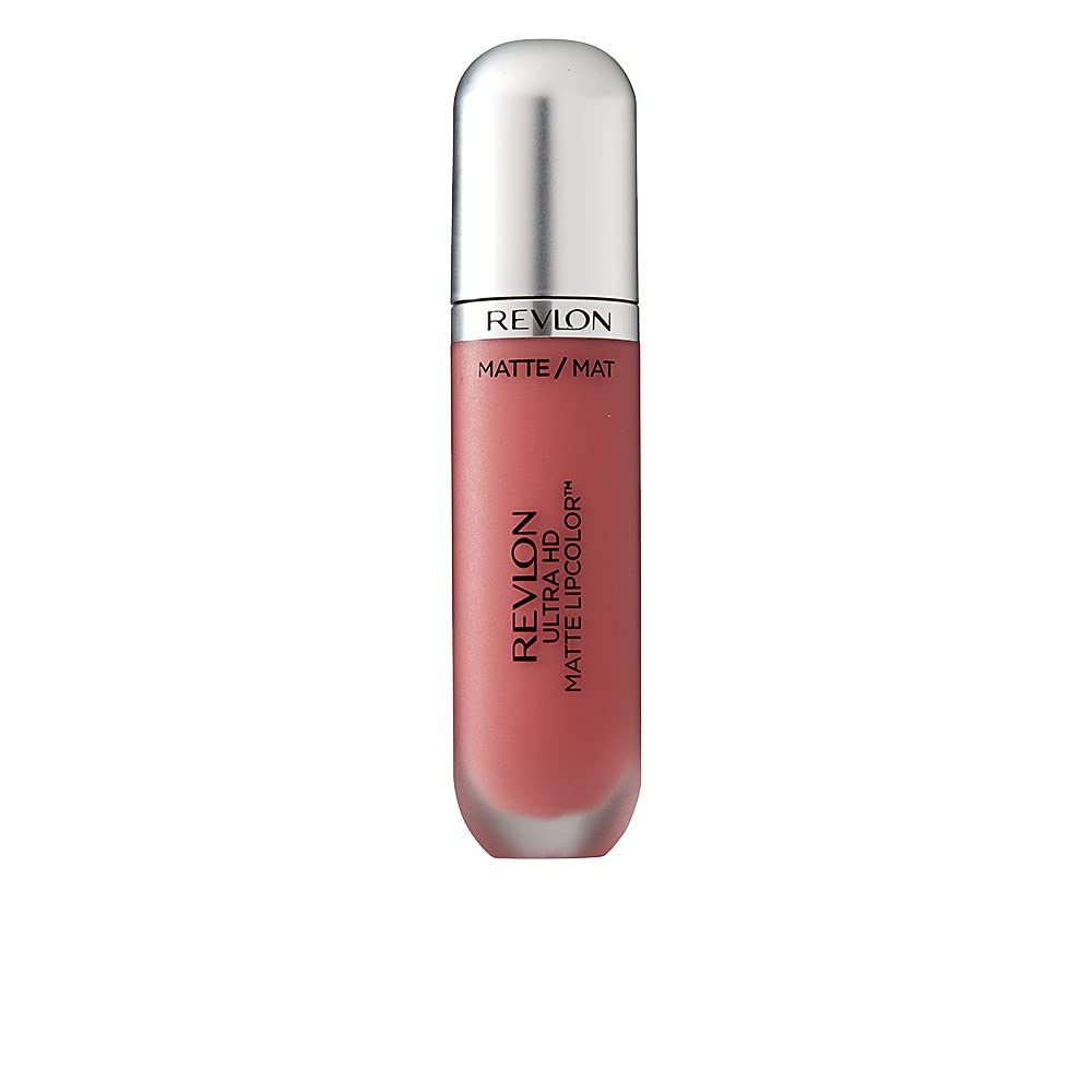 Buy now REVLON Ultra HD Matte Lipcolor, Velvety Lightweight Matte Liquid Lipstick in Pink, Addiction (610), 0.2 oz 655 Kisses 0.2 Fl Oz (Pack of 1) Ultra HD Matte at indiglob india