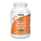 Buy now NOW Foods Supplements, Whole Psyllium Husks, Certified Organic, Non-GMO Project Verified, Soluble Fiber, 12-Ounce at indiglob india