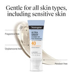 Buy now Neutrogena Ultra Sheer Invisible Gel Face Sunscreen SPF 40, Facial Sunscreen & Moisturizer, Vitamin E, Matte Finish, Makeup Primer, Travel Size, 80 Minutes Water-Resistant, 1.7 oz at indiglob india
