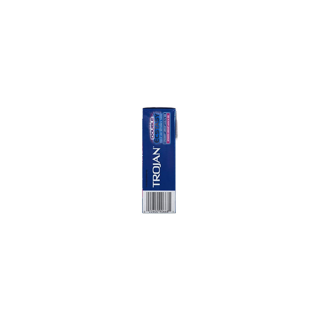 Buy now Trojan Ecstasy Heat Latex Lubricated Ribbed Condoms for Men with Warming Lubricant for a Heightened Experience, Helps Reduce Risk of Pregnancy and Sexually Transmitted Infections (STIs), 10 Count at indiglob india