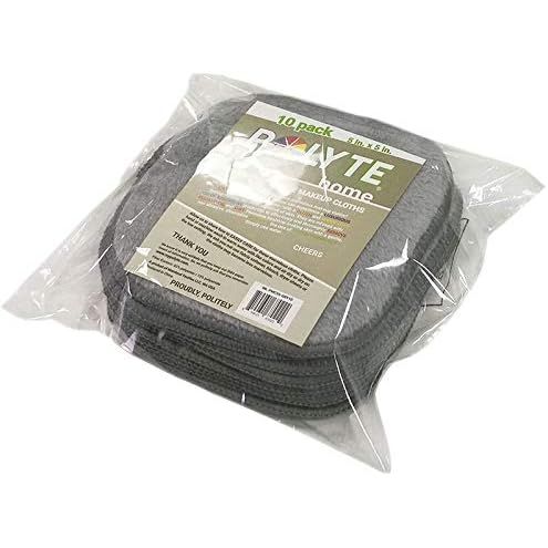Buy now Polyte Premium Hypoallergenic Microfiber Fleece Makeup Remover and Facial Cleansing Cloth, 5 x 5 in, 10 Pack (Gray) at indiglob india
