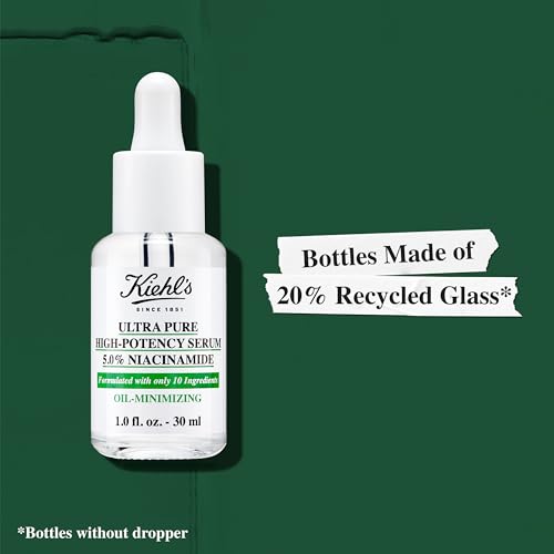 Buy now Kiehl's Ultra Pure High-Potency 5.0% Niacinamide Serum, Concentrated Face Serum for Oily Skin, Reduces Excess Oil and Shine, Helps Minimize Imperfections for a Natural Glow, Paraben-Free - 1 fl oz at indiglob india
